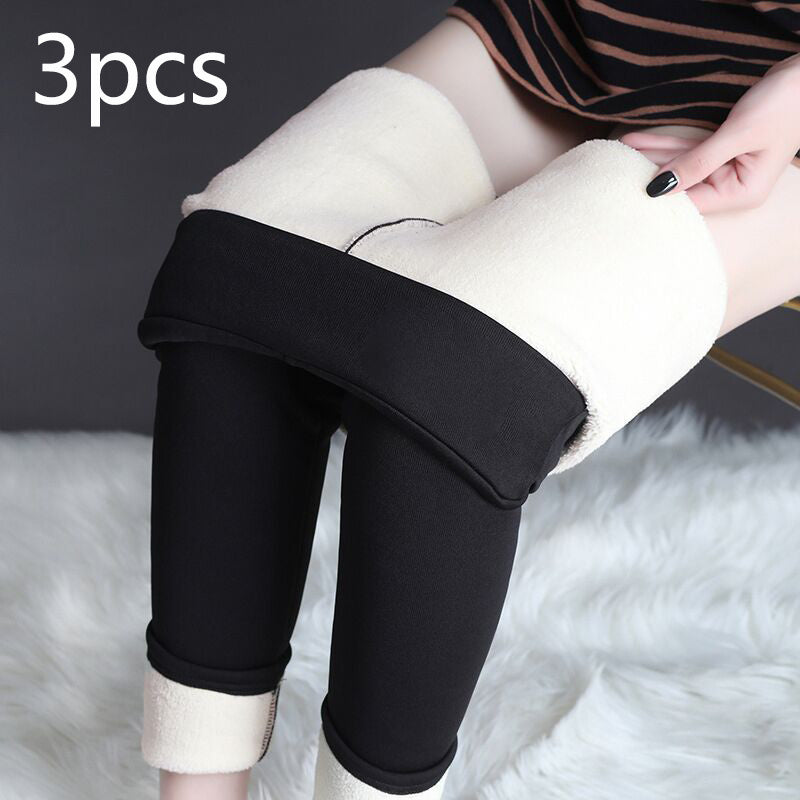 Warm Thick High Stretch Lamb Cashmere Skinny Legging