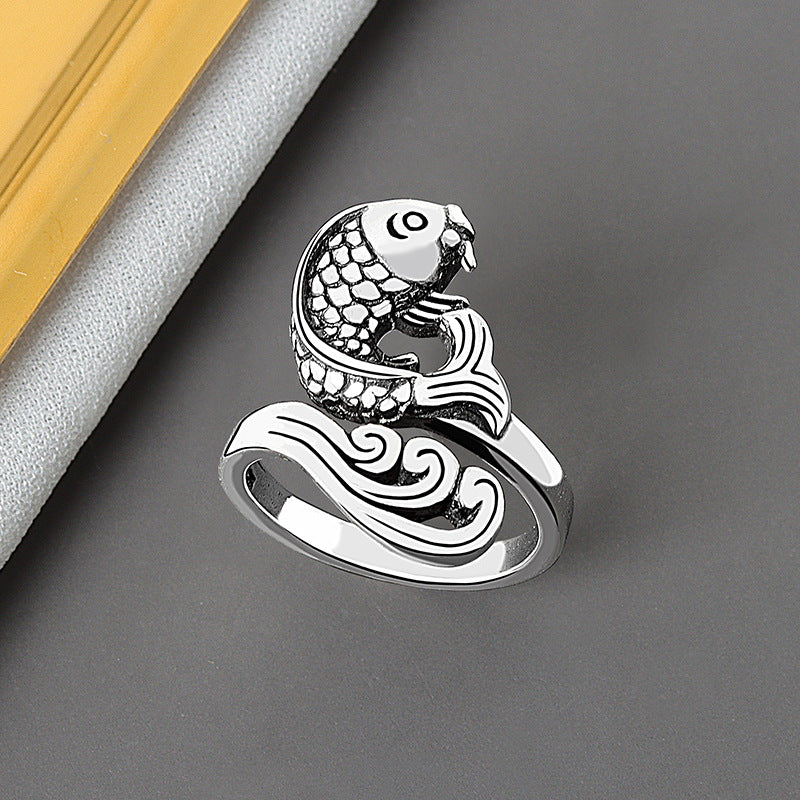 Fashionable personality exaggerated peacock ring