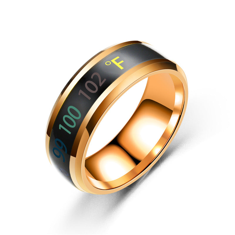 New Fahrenheit Temperature Mood Couple Ring