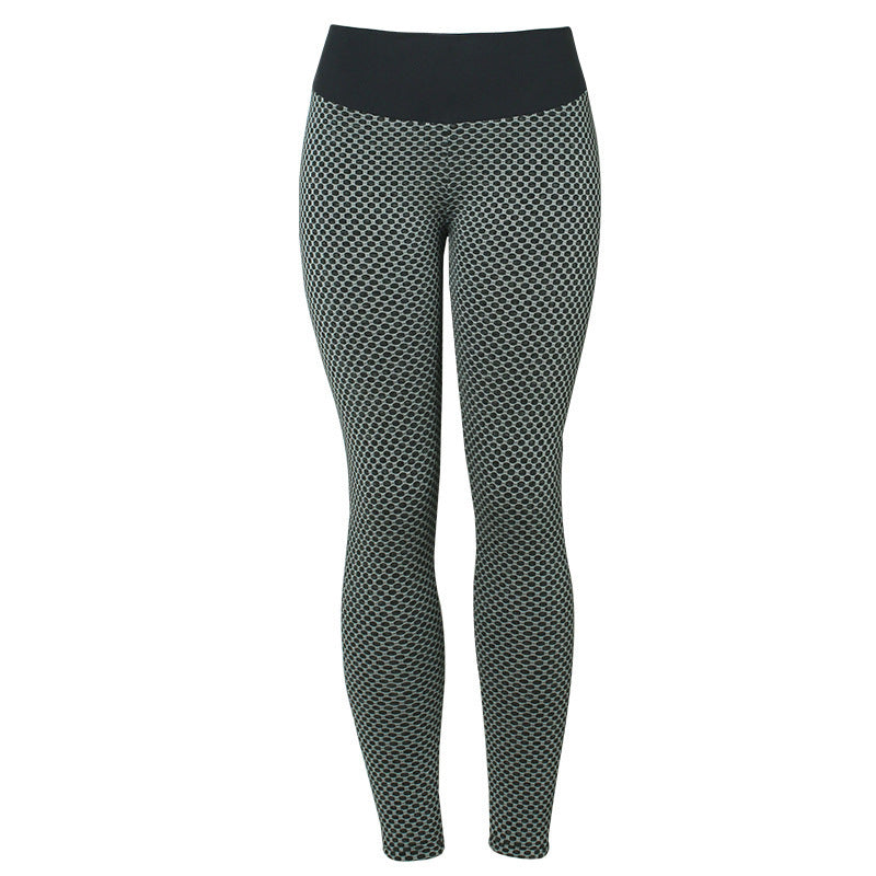 Plaid Seamless High Waist Breathable Legging