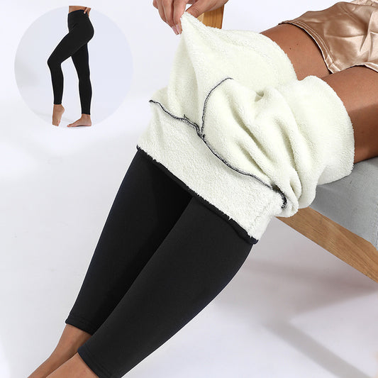 Warm Thick High Stretch Lamb Cashmere Skinny Legging