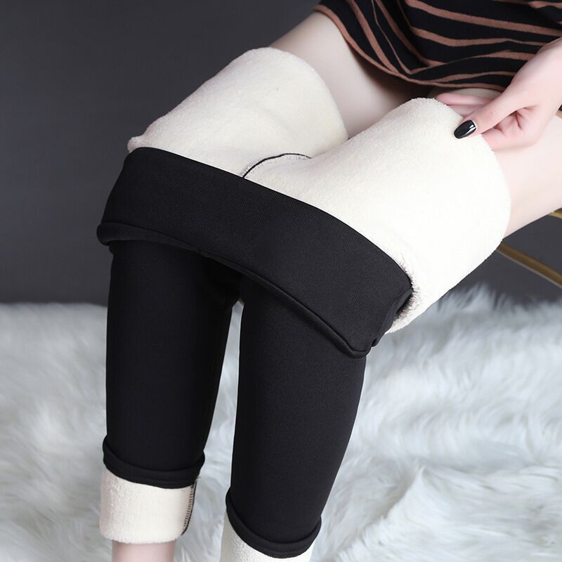 Warm Thick High Stretch Lamb Cashmere Skinny Legging