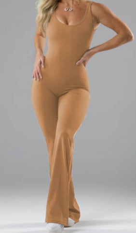 Slim Fit Hip Raise Sexy Backless Jumpsuit