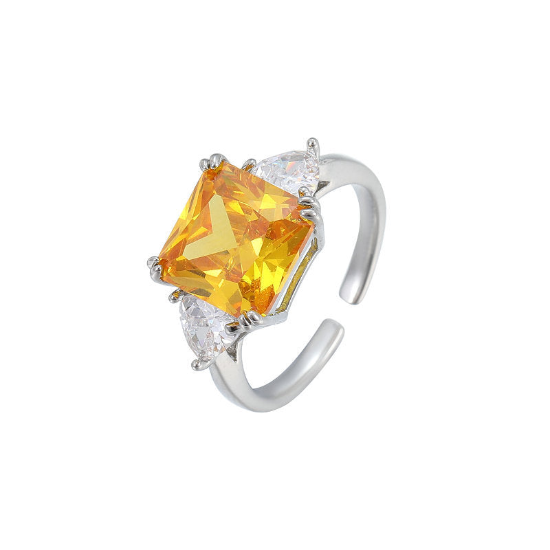 Fashion Special-interest Temperamental Index Finger Little Finger Ring Bright