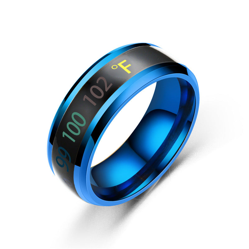 New Fahrenheit Temperature Mood Couple Ring