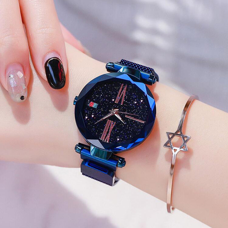 Lazy Magnet Watch Ladies Star Net Celebrity Same Paragraph Magnet Watch