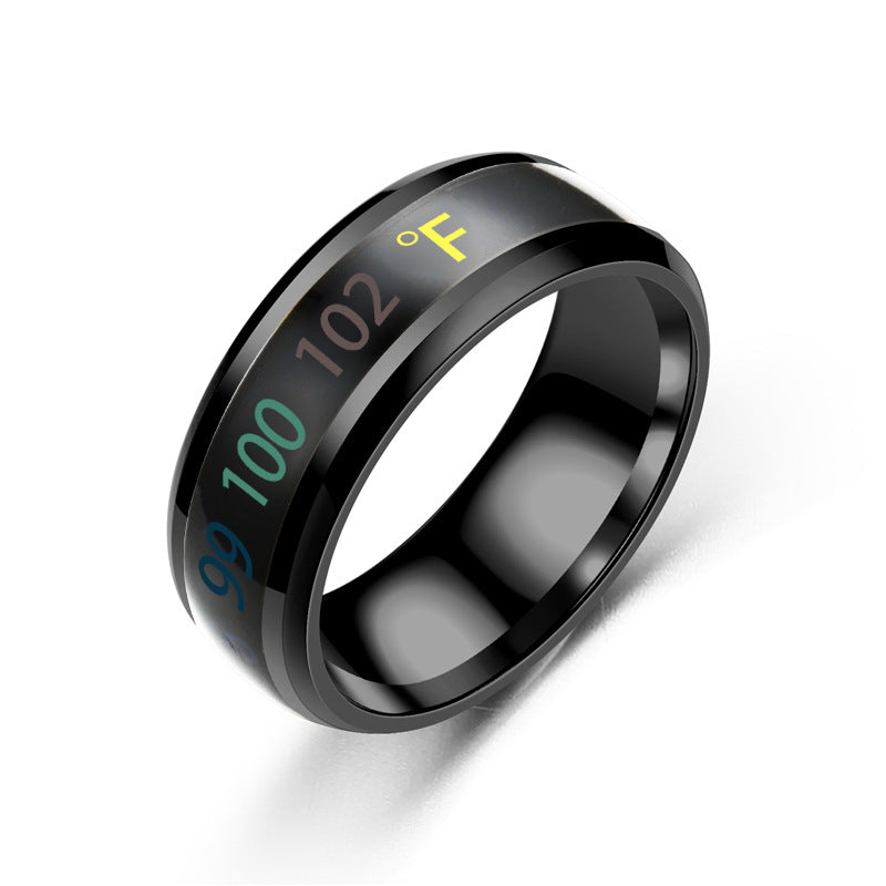 New Fahrenheit Temperature Mood Couple Ring