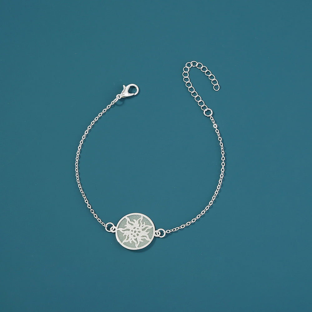 Silver Round Helios luminous bracelet