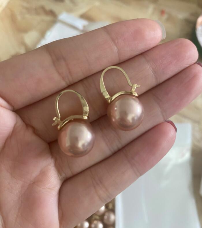 Pearl Earrings Female Retro Temperament Simple Female