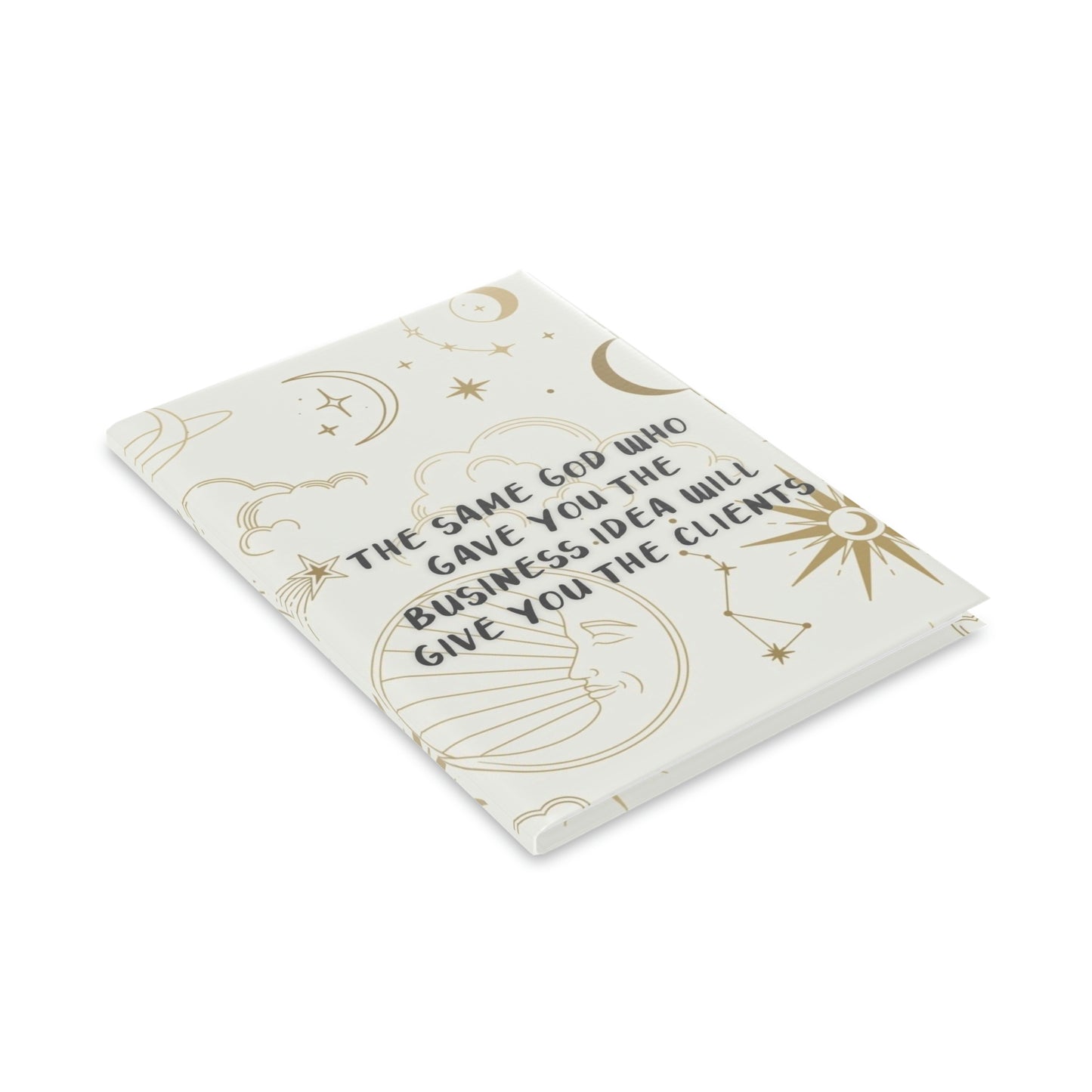 God - Clients - Hardcover Notebook with Puffy Covers