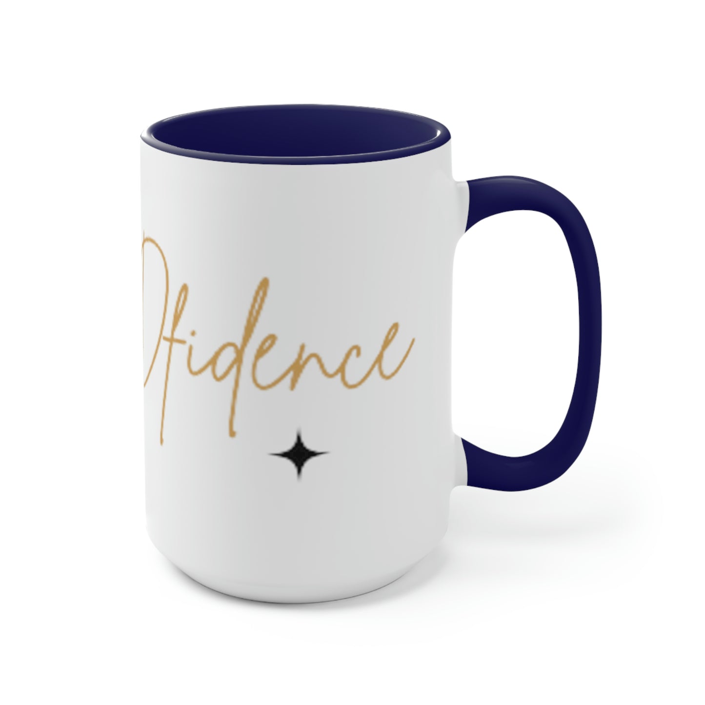 GODfidence Two-Tone Coffee Mugs, 15oz