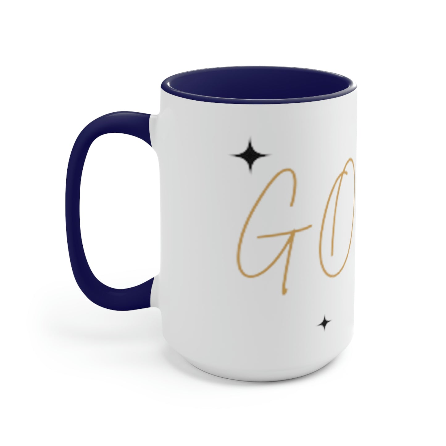 GODfidence Two-Tone Coffee Mugs, 15oz