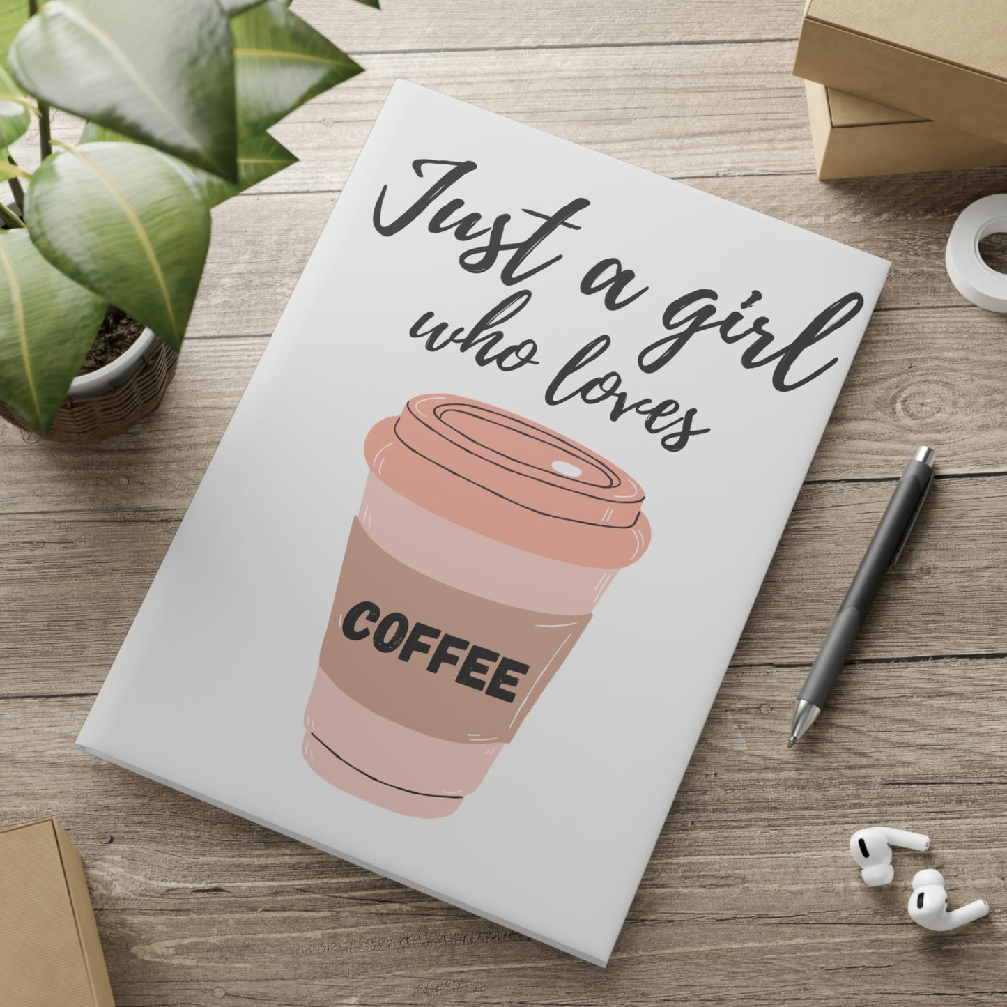 Coffee - Hardcover Notebook with Puffy Covers