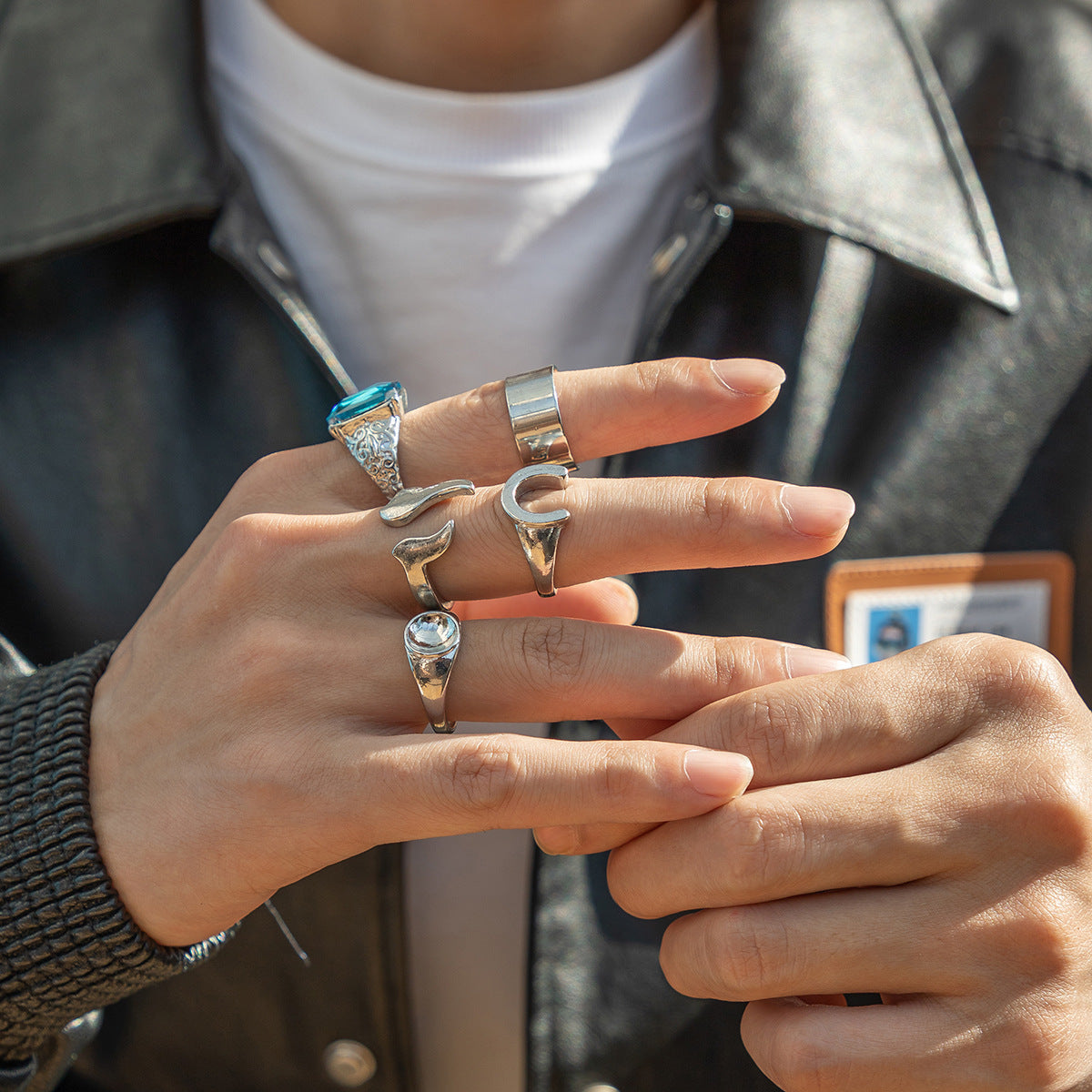 Fashion Gem Vintage Hip Hop Ring