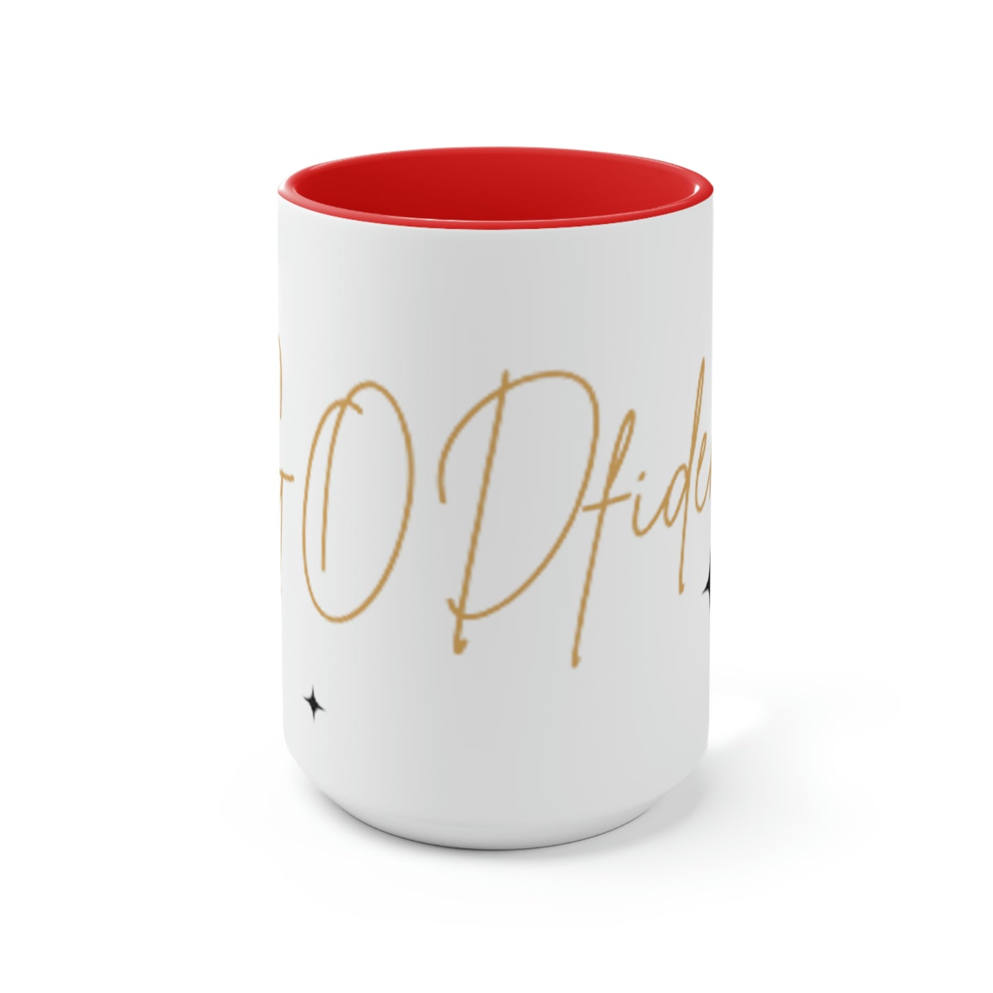 GODfidence Two-Tone Coffee Mugs, 15oz