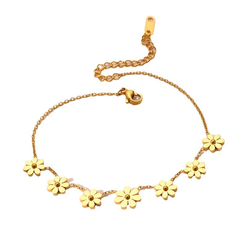 Trendy Little Daisy Design Versatile Bracelet