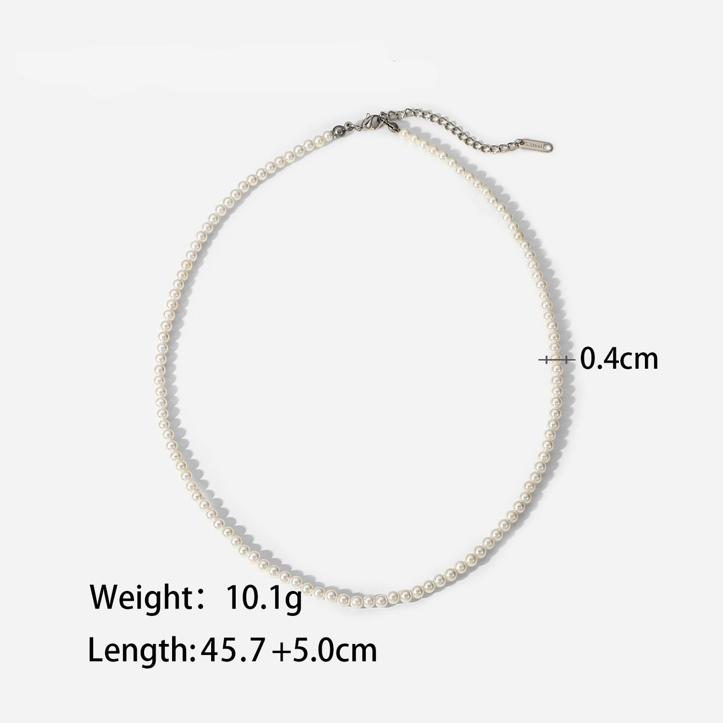 Men Fashionable Simple Pearl Necklace