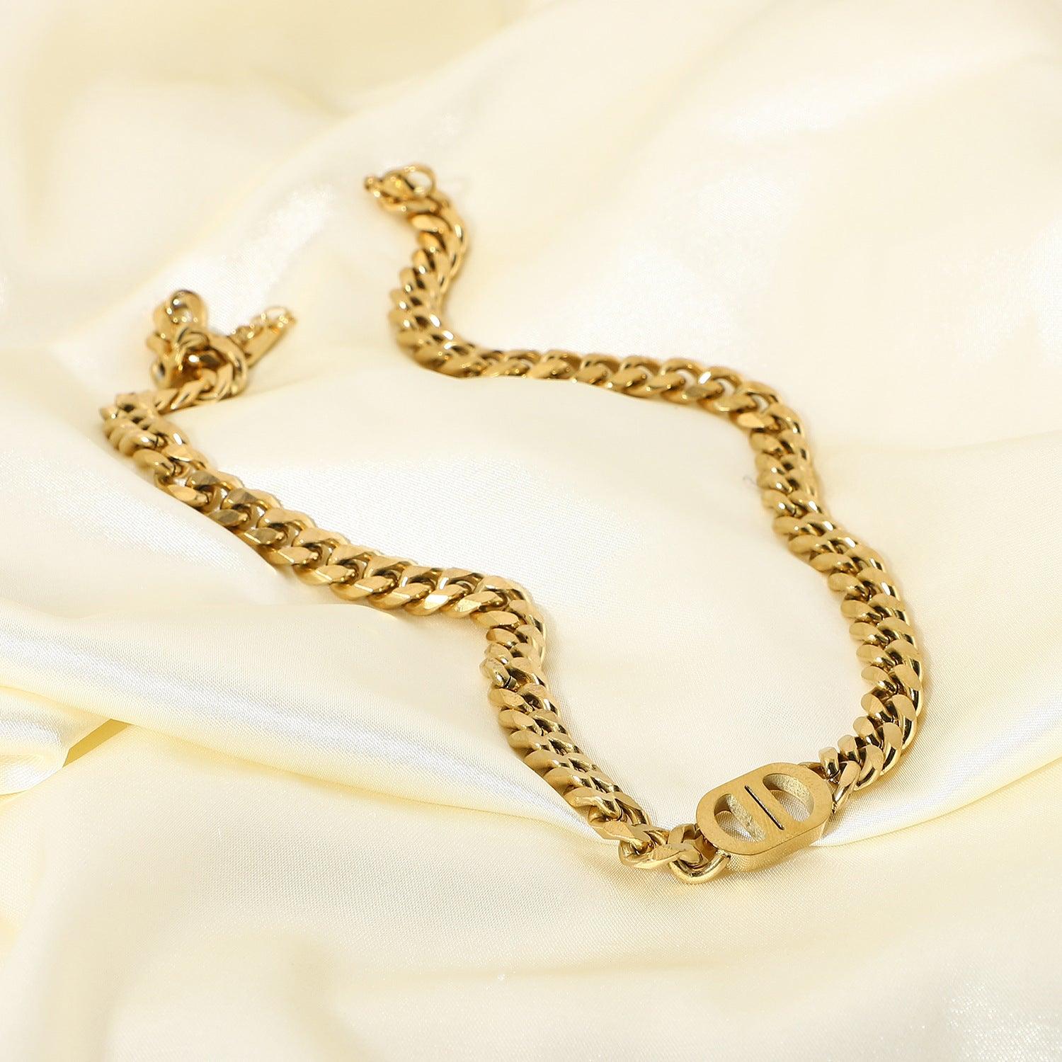 N26.Miami Cuban Chain Necklace - Elle Royal Jewelry