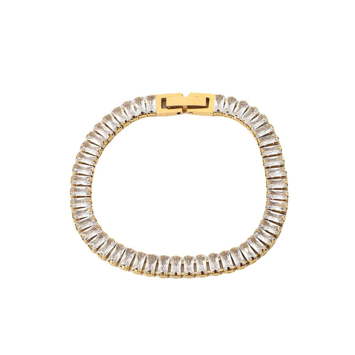 B15.Shiny Cube Bracelet - Elle Royal Jewelry