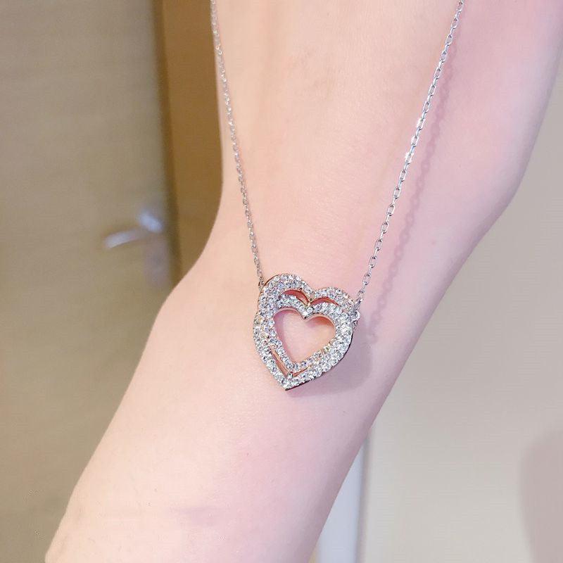 N8.Interlocking Heart Necklace - Elle Royal Jewelry