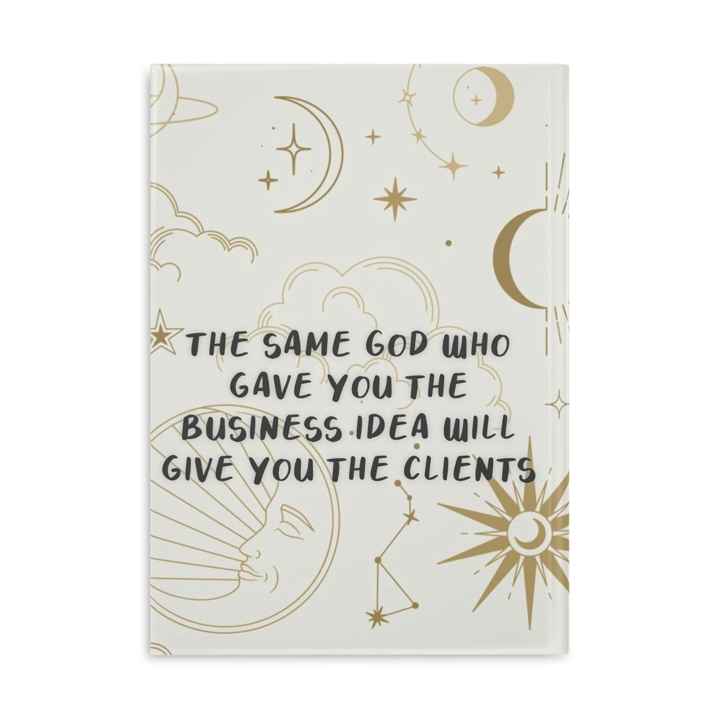 God - Clients - Hardcover Notebook with Puffy Covers