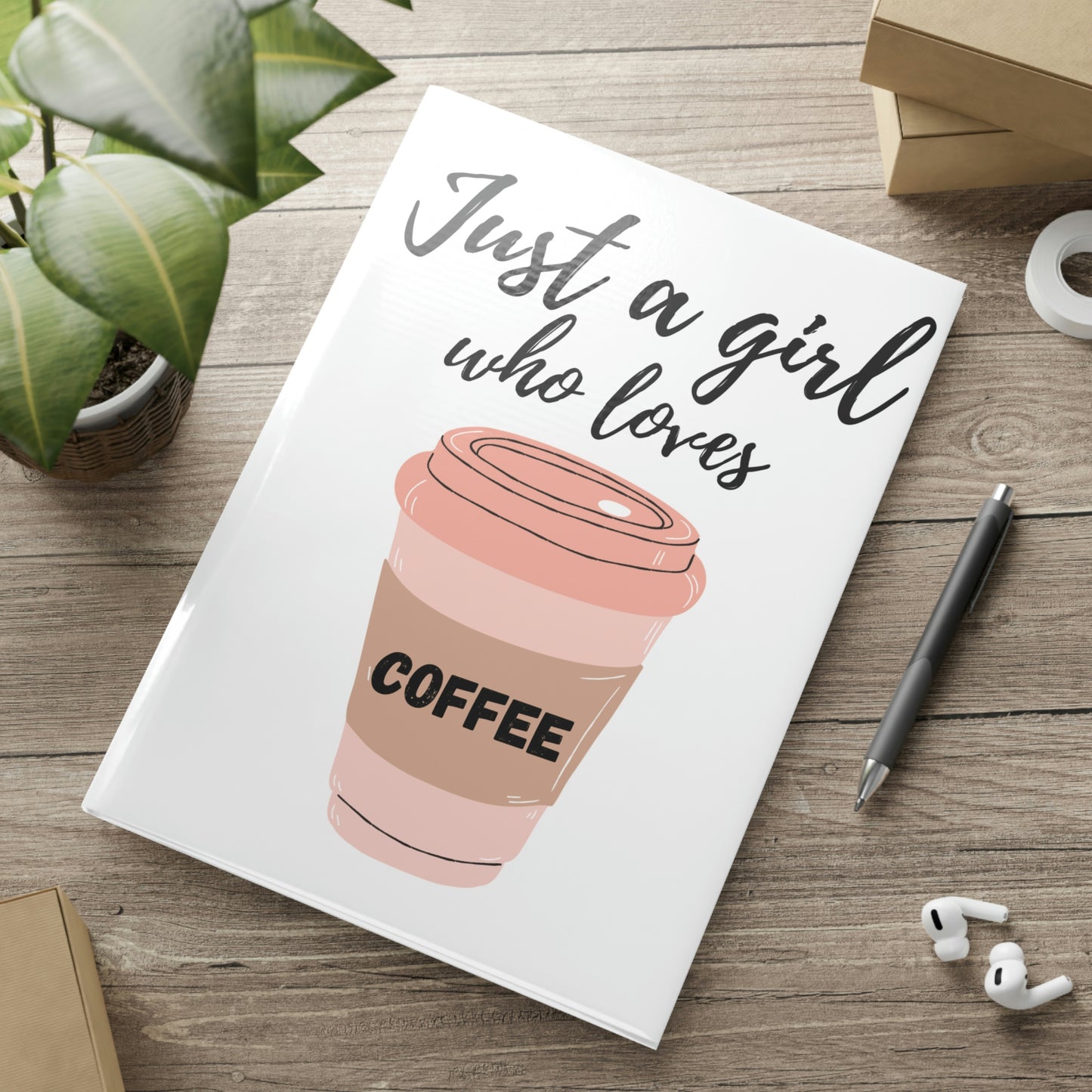 Coffee - Hardcover Notebook with Puffy Covers