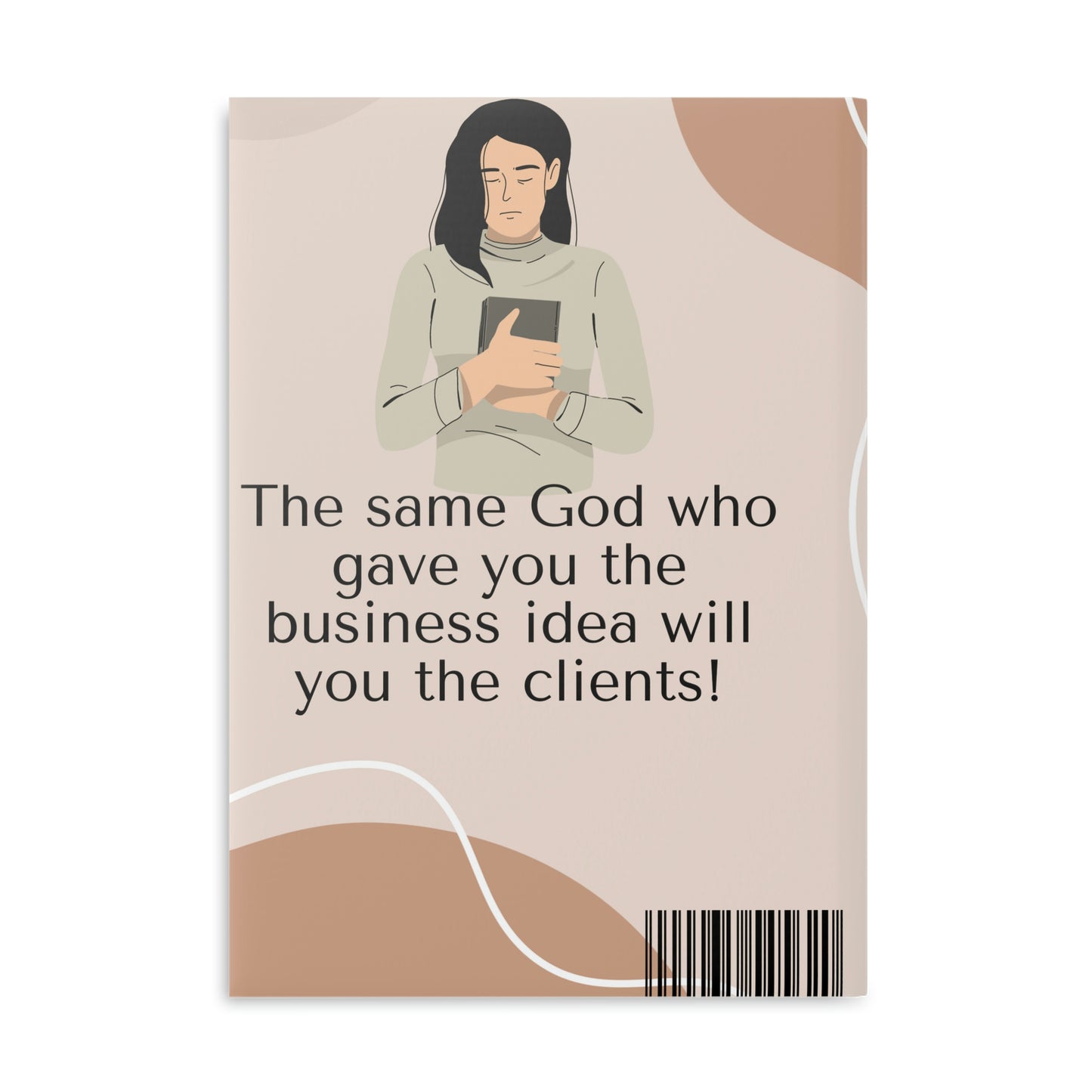 Daily Business Hardcover Notebook with Puffy Covers for Christian Entrepreneurs