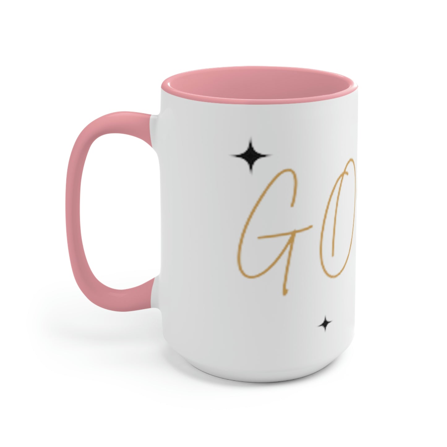 GODfidence Two-Tone Coffee Mugs, 15oz