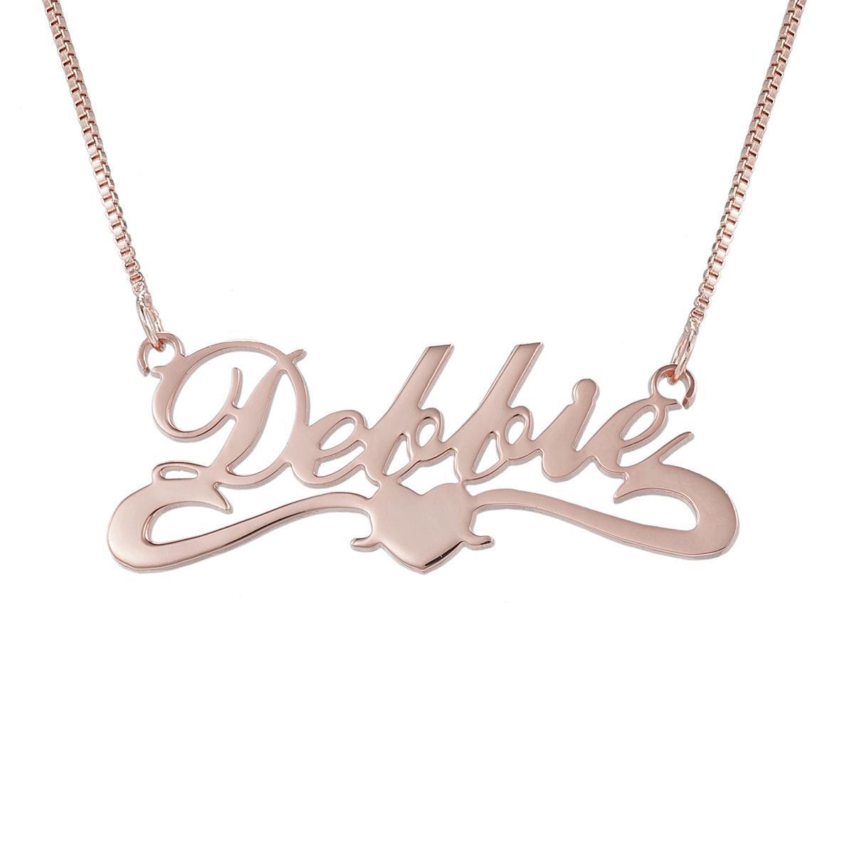 Simple atmosphere Custom Name Necklace