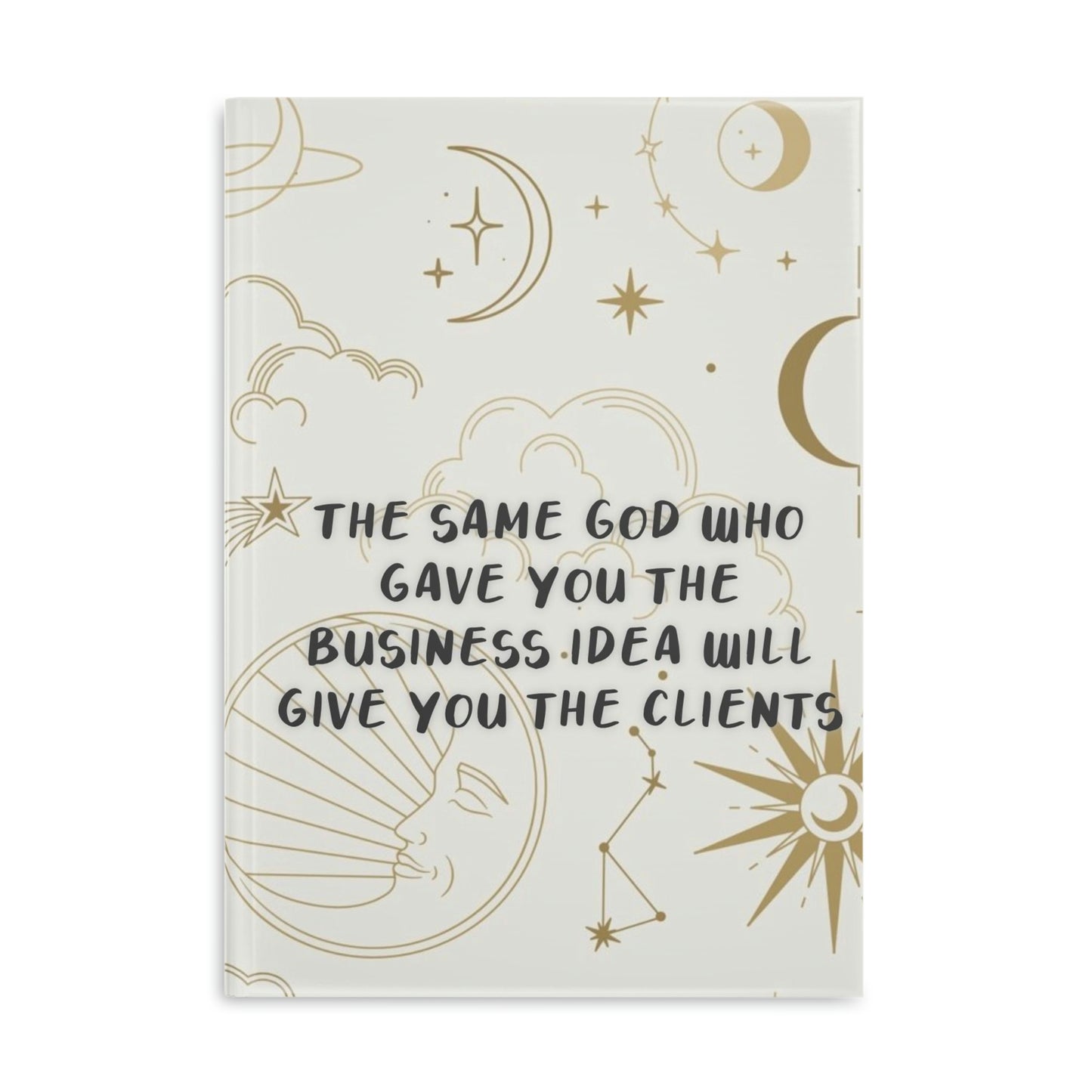 God - Clients - Hardcover Notebook with Puffy Covers