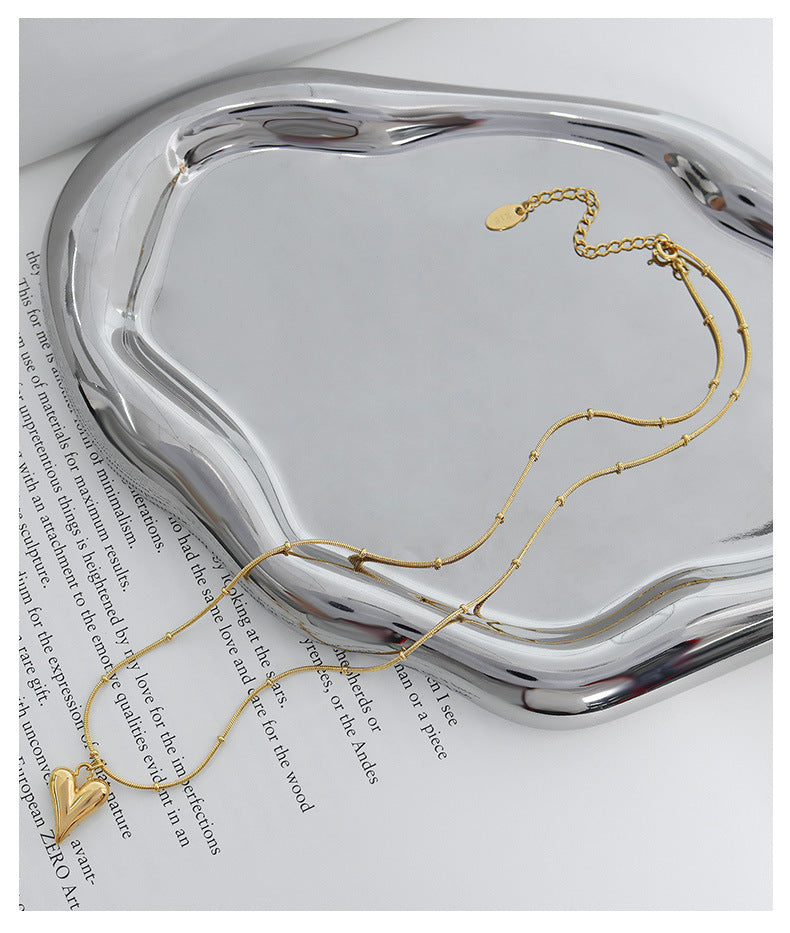 Exquisite Heart Shaped Versatile Pendant Necklace