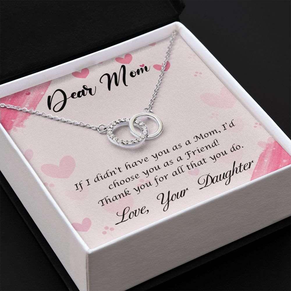 Dear Mom Perfect Pair Necklace