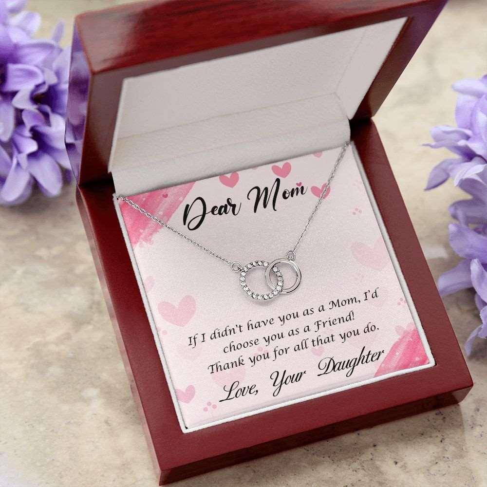 Dear Mom Perfect Pair Necklace