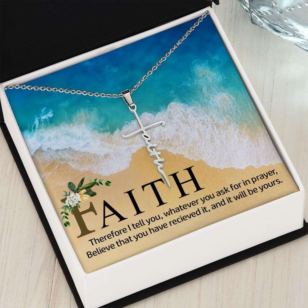 Faith Cross Necklace