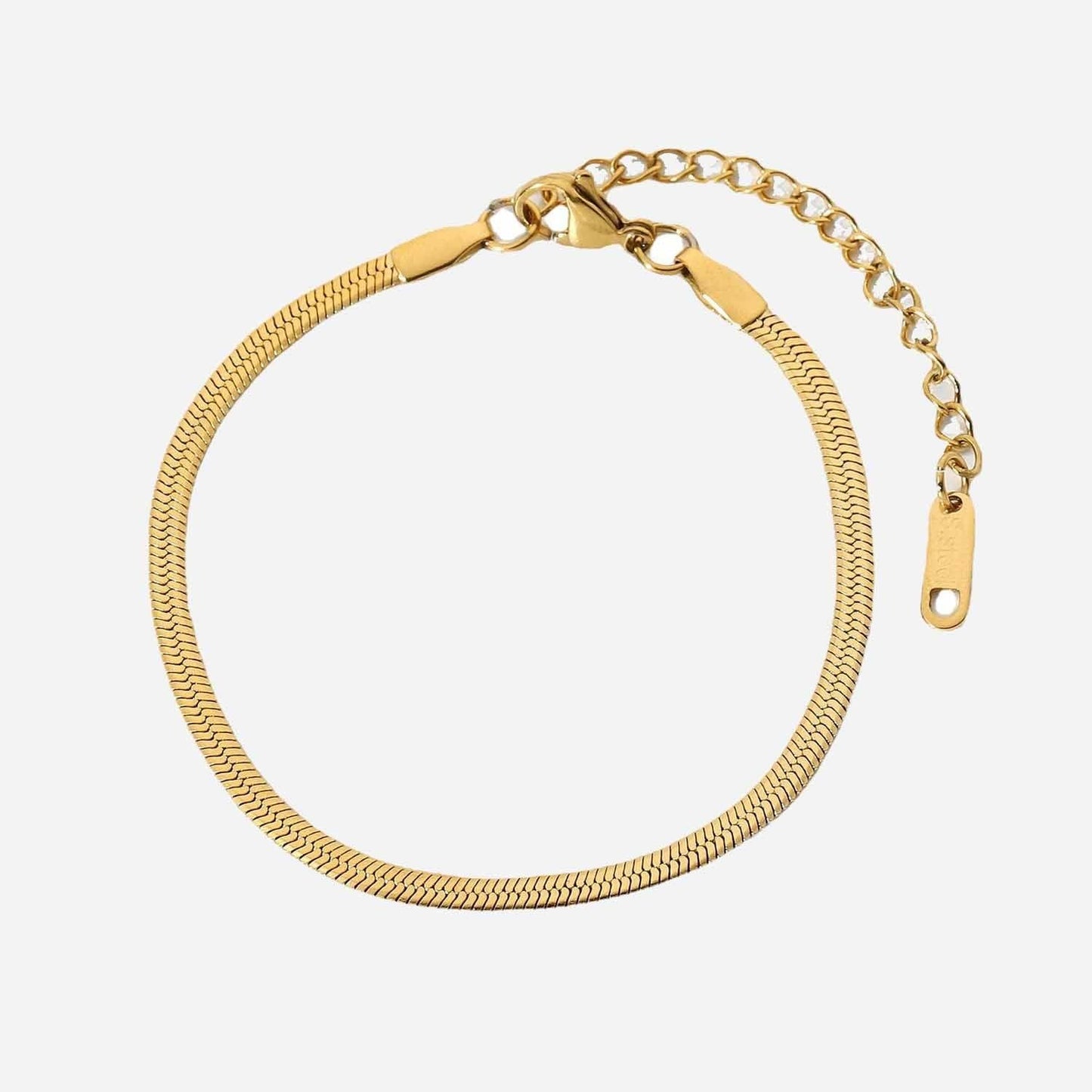 B12.18K Gold Blade Bracelet - Elle Royal Jewelry