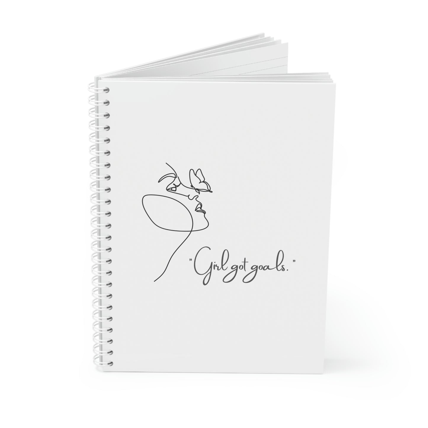 Girl got goals - Spiral Notebook