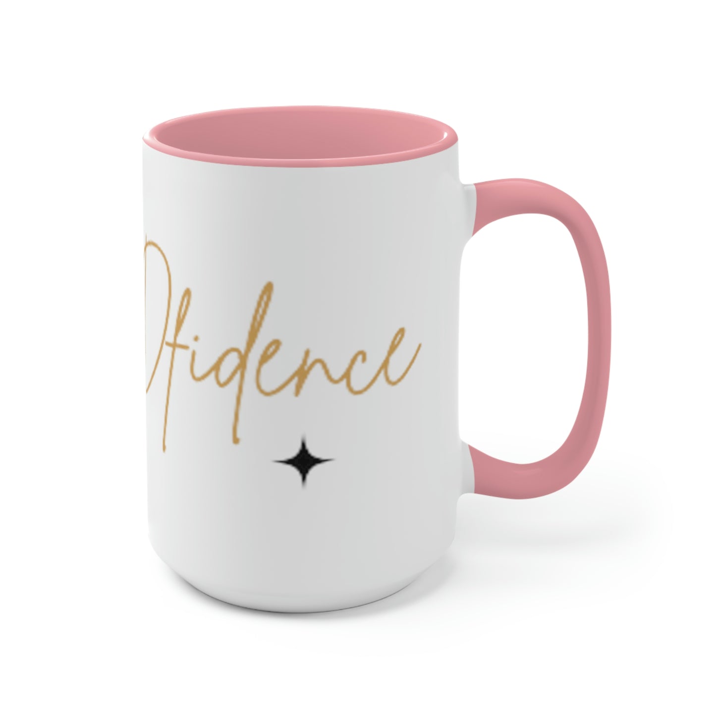 GODfidence Two-Tone Coffee Mugs, 15oz