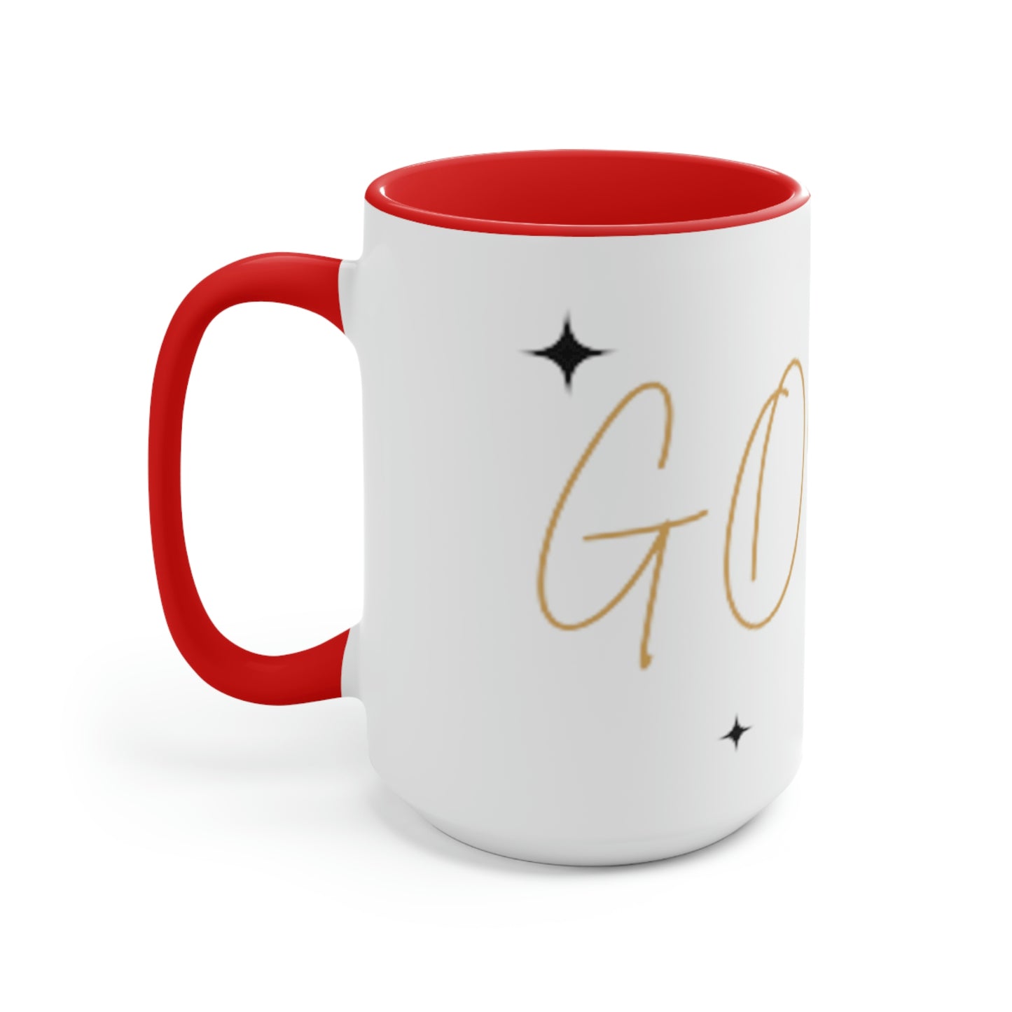 GODfidence Two-Tone Coffee Mugs, 15oz