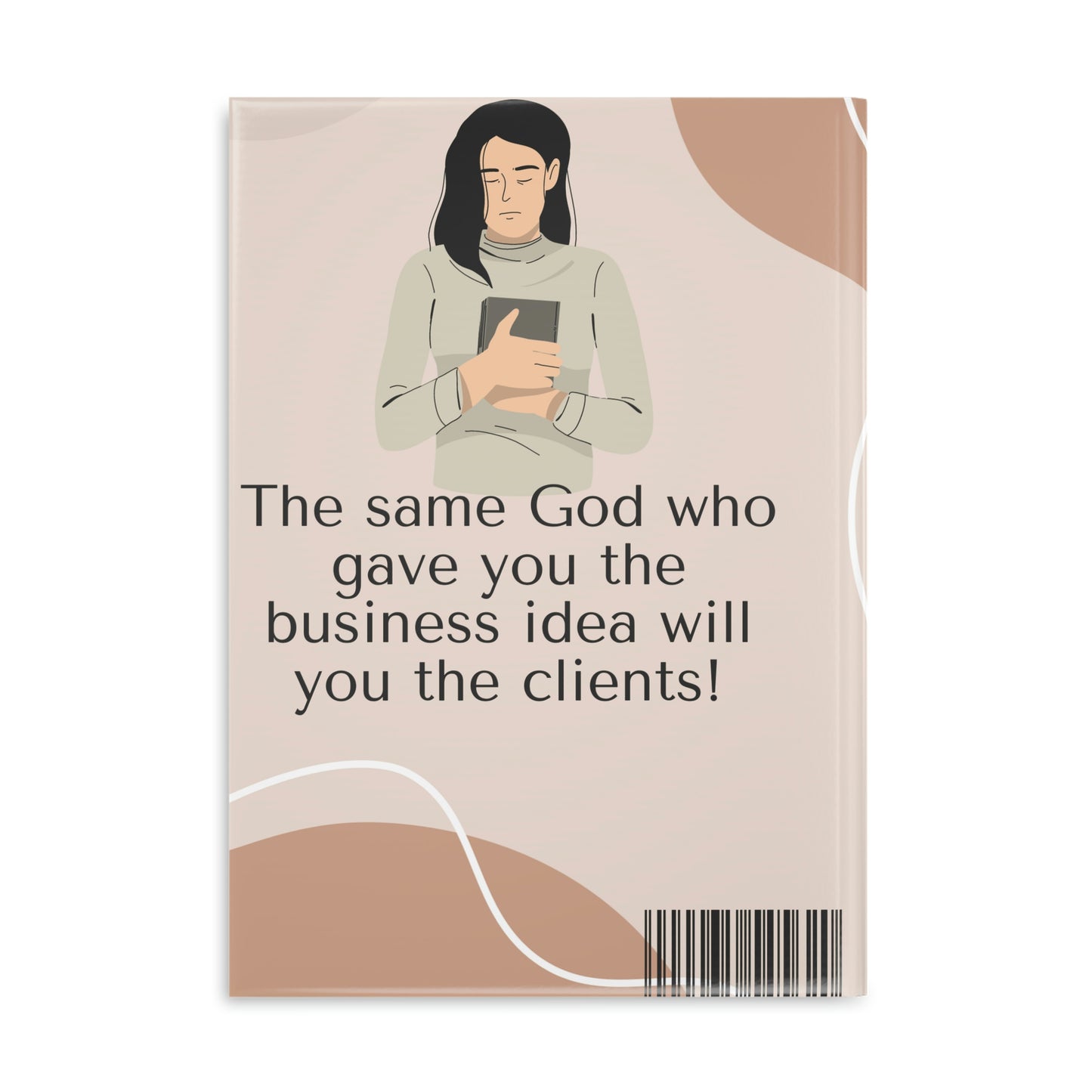 Daily Business Hardcover Notebook with Puffy Covers for Christian Entrepreneurs