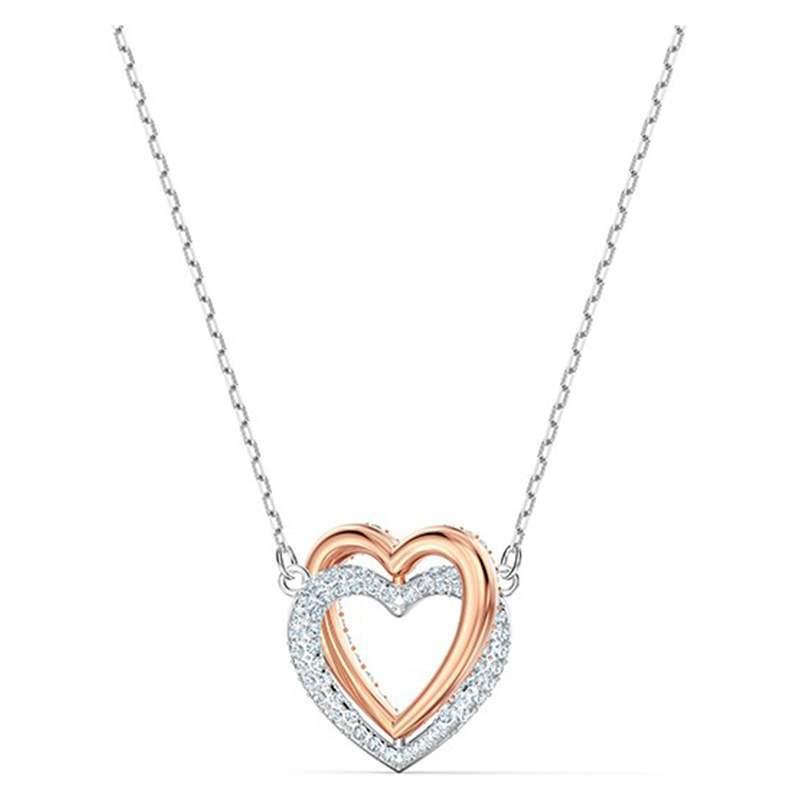 N8.Interlocking Heart Necklace - Elle Royal Jewelry